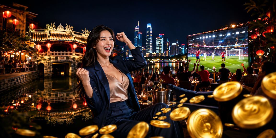 Khung cảnh cá cược bóng đá nhộn nhịp tại Hội An vào ban đêm